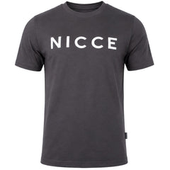 Nicce Original Logo Mens Dark Grey T-Shirt