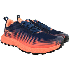 Inov-8 Trailfly Speed Womens Navy/Coral Running Shoes (Wide Fit)