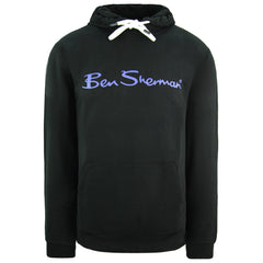 Ben Sherman Large Logo Mens Black Hoodie