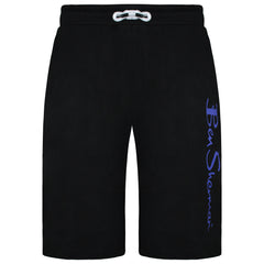 Ben Sherman Logo Print Mens Black Shorts