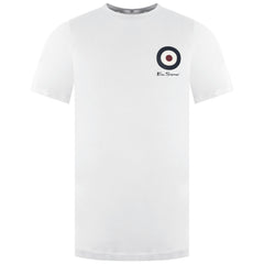 Ben Sherman Chest Target Mens White T-Shirt