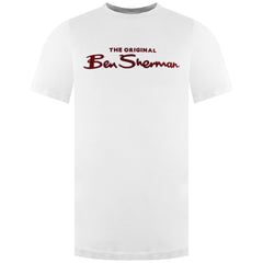 Ben Sherman Logo Mens White T-Shirt