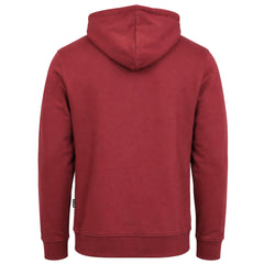 Nicce Centre Logo Mens Dark Red Hoodie