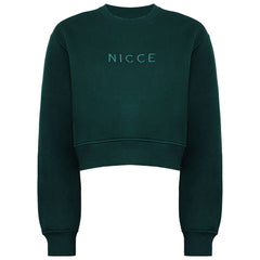 Nicce Era Womens Green Cropped Sweater
