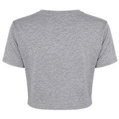 Nicce Mini Dia Womens Grey Crop Top