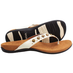 Vionic Rest Floriana Womens White Flip-Flops
