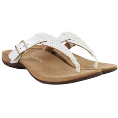 Vionic Tropez Womens White Flip-Flops