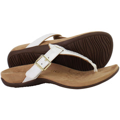 Vionic Tropez Womens White Flip-Flops