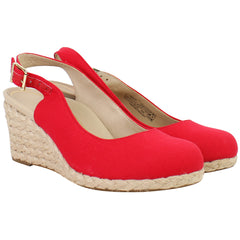 Vionic Coralina Womens Red Wedges