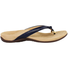 Vionic Rest Bellaii Lizard Womens Navy Flip-Flops