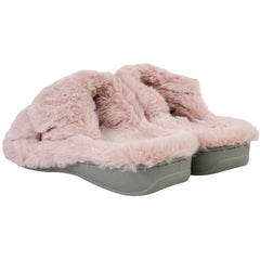 Vionic Relax Plush Womens Pink Slippers