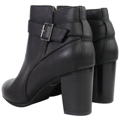 Vionic Perk Alison Womens Black Heeled Boots