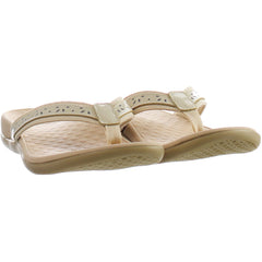 Vionic Casandra Womens Beige Flip-Flops