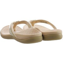 Vionic Casandra Womens Beige Flip-Flops