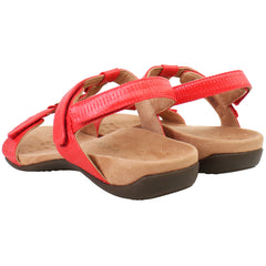 Vionic Farra II Woven Womens Red Sandals