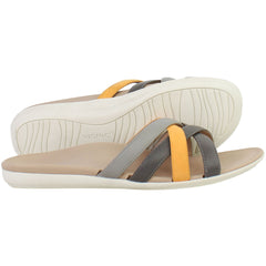 Vionic Dava Womens Grey Sliders