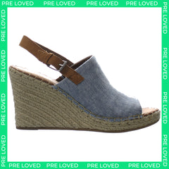 Toms Monica Blue Womens Sandals NO BOX