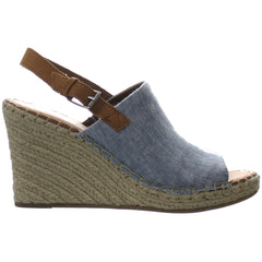 Toms Monica Womens Denim Wedges