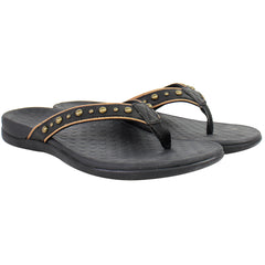 Vionic Tide Vanessa Womens Black Flip-Flops