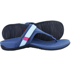 Vionic Tiffany Womens Blue Flip-Flops