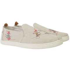 Toms x Disney Deconstructed Gus & Jaq Womens Beige Espadrilles