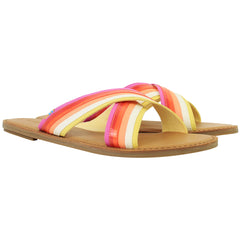 Toms Viv Womens Multicolour Sliders