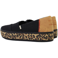 Toms Alpargata Boardwalk Womens Black Espadrilles