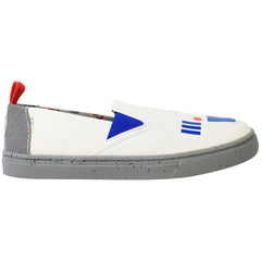 Toms x Star Wars Luca R2D2 Print Kids White Espadrilles