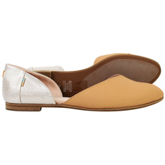 Toms Julie D'Orsay Flat Womens Brown Shoes