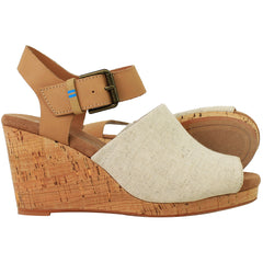 Toms Tropez Womens Brown Wedges