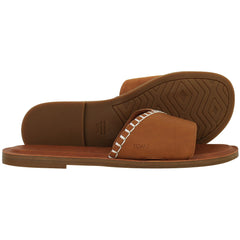 Toms Shea Womens Tan Sliders