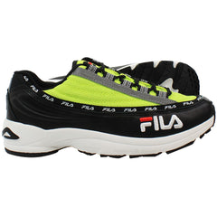 Fila DSTR97 Mens Black/Lime Trainers