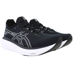 Asics Gel-Nimbus 25 Mens Black Running Shoes