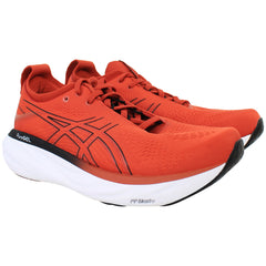 Asics Gel-Nimbus 25 Mens Red Running Shoes