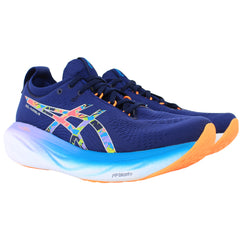 Asics Gel-Nimbus 25 Lite-Show Mens Navy Running Shoes