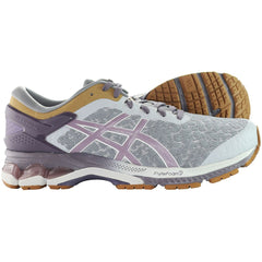 Asics Gel-Kayano 26 Womens Grey Running Shoes