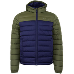 Ben Sherman Signature Mens Green/Navy Padded Jacket