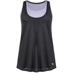 Diadora Integrated Womens Black Vest