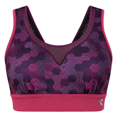 Diadora Supportive Womens Purple Sports Bra
