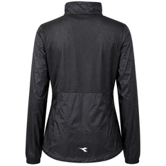 Diadora Lightweight Womens Black Windbreaker Jacket