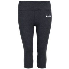 Diadora Logo Womens Dark Grey 3/4 Leggings