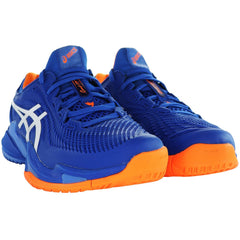 Asics Court FF 3 Novak Mens Blue Tennis Shoes