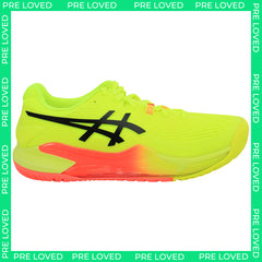 Asics Gel-Resolution 9 Paris Mens Yellow Tennis Shoes NO BOX