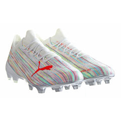 Puma Ultra 1.2 FG/AG Mens White Football Boots