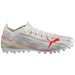 Puma Ultra 1.2 MG Mens White Football Boots