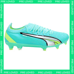 Puma Ultra Ultimate FG/AG Mens Green Football Boots NO BOX
