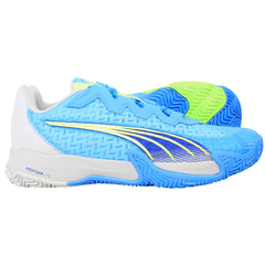 Puma Nova Elite Mens Blue Padel Shoes