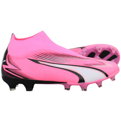 Puma Ultra Match+ LL FG/AG Mens Pink Football Boots