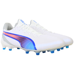 Puma King Ultimate FG/AG Mens White Football Boots