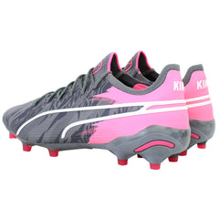 Puma King Ultimate Rush FG/AG Mens Dark Grey Football Boots